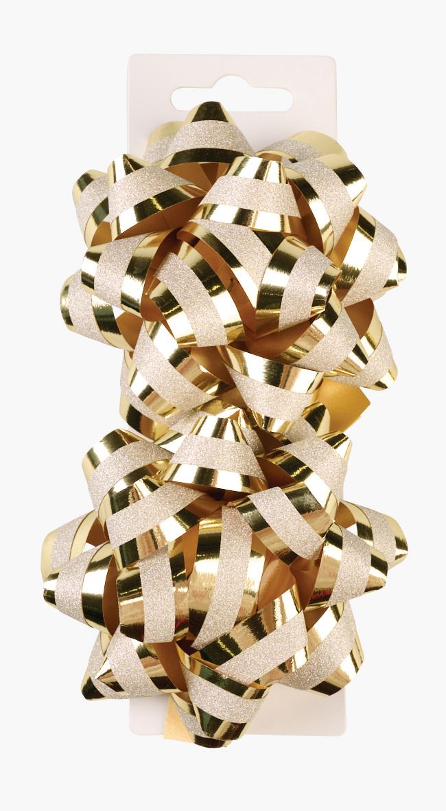 Rosett kuldne - ø10 cm kuldne - 1