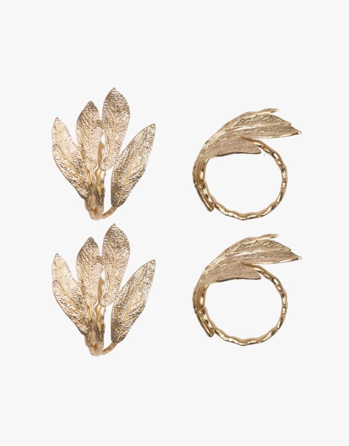 Salvrätiku rõngad kuldne - ø5 cm kuldne - 1