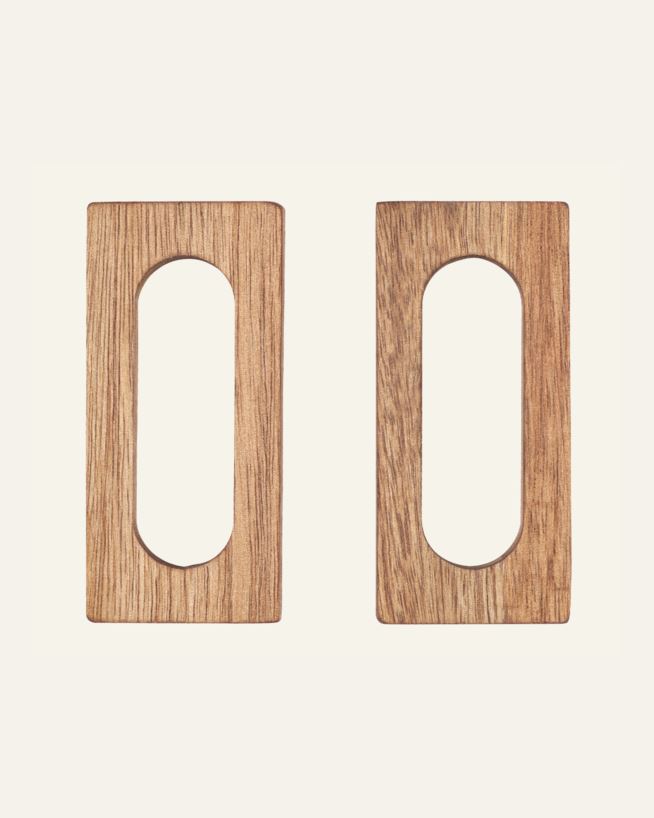 Salvrätikurõngad 2tk pruun - 7,7x3,6x1,5 cm pruun - 1