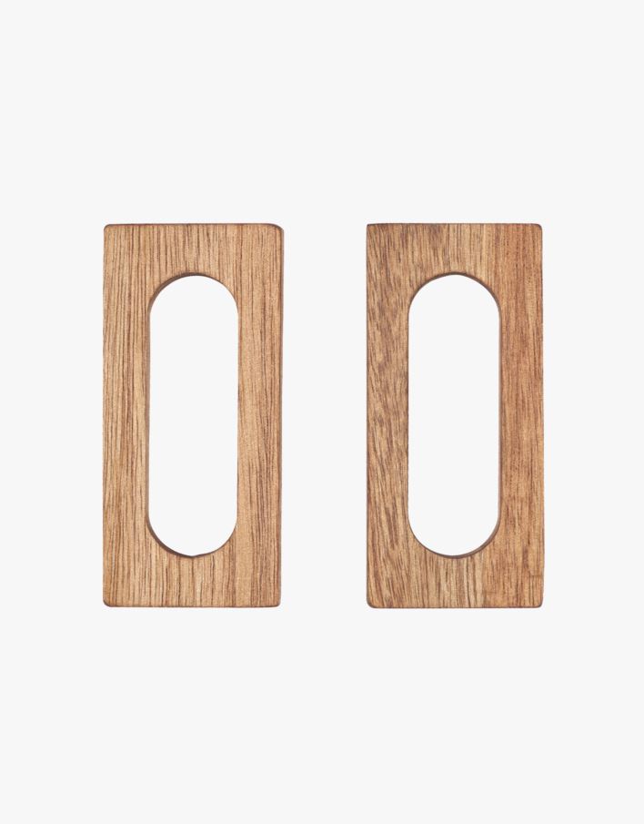 Salvrätikurõngad 2tk pruun - 7,7x3,6x1,5 cm pruun - 1