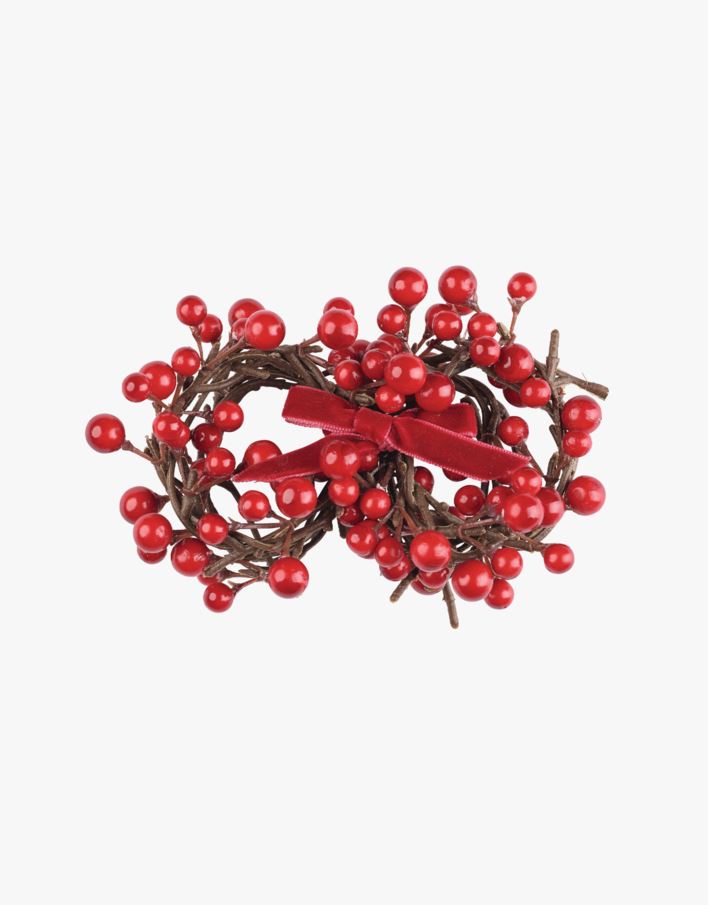 Salvrätikurõngas 4tk punane - 4,5 cm punane - 1