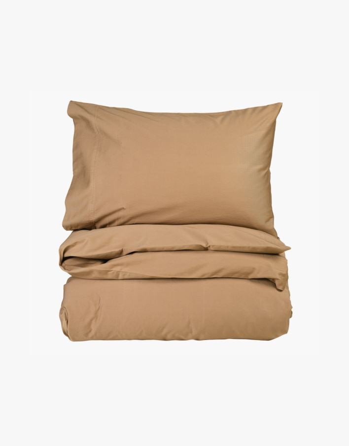 Voodipesukomplekt satiinpuuvillane karamell - 230x220 cm karamell - 1