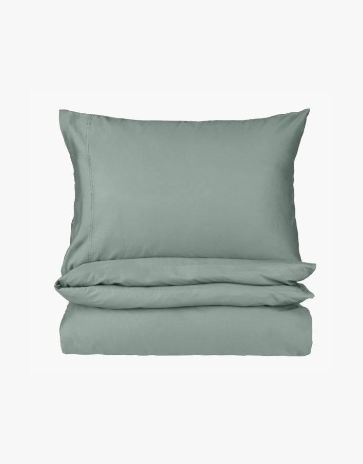 Voodipesukomplekt satiinpuuvillane roheline - 230x220 cm roheline - 1
