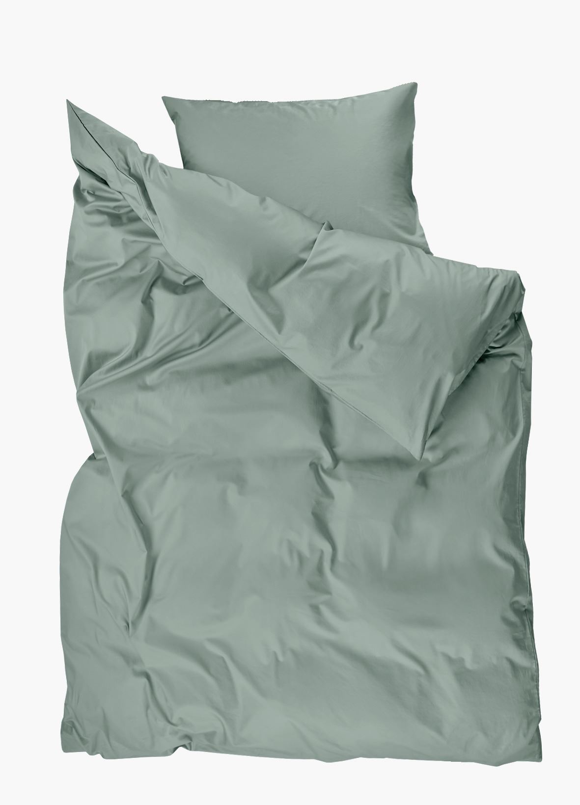 Voodipesukomplekt satiinpuuvillane roheline - 2