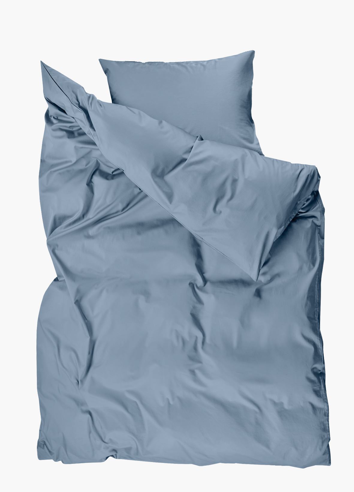 Voodipesukomplekt satiinpuuvillane sinakashall - 4