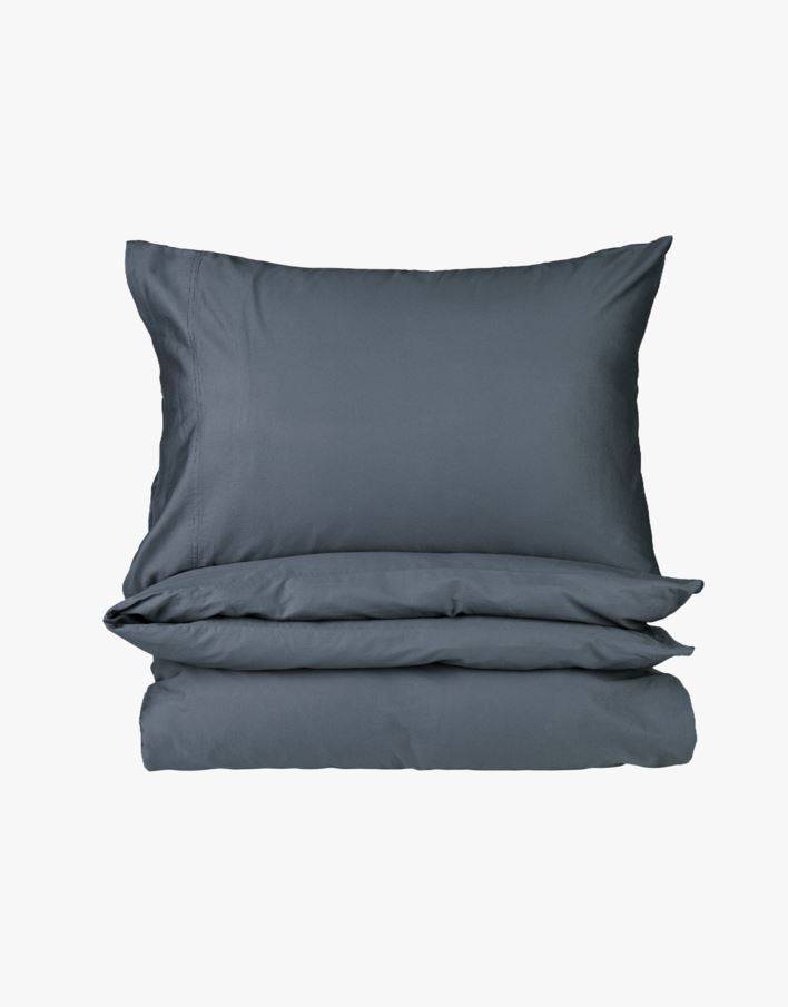 Satiinpuuvillane voodipesukomplekt udusinine - 150x210 cm udusinine - 1