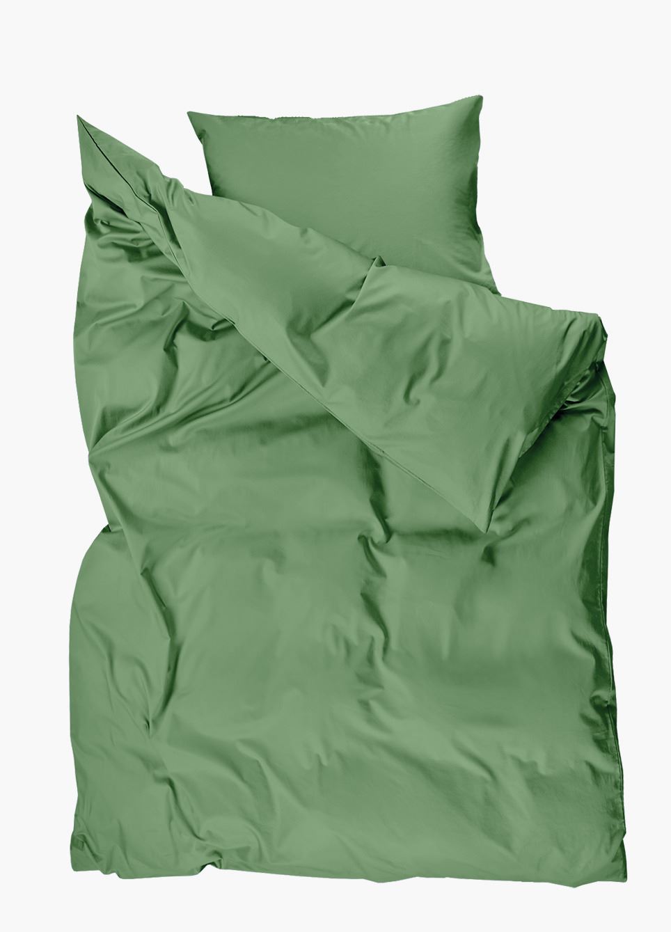 Voodipesukomplekt satiinpuuvillane roheline - 3