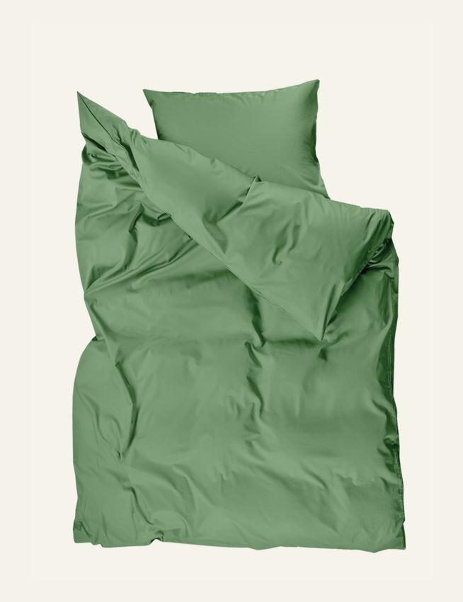 Voodipesukomplekt satiinpuuvillane roheline - 3