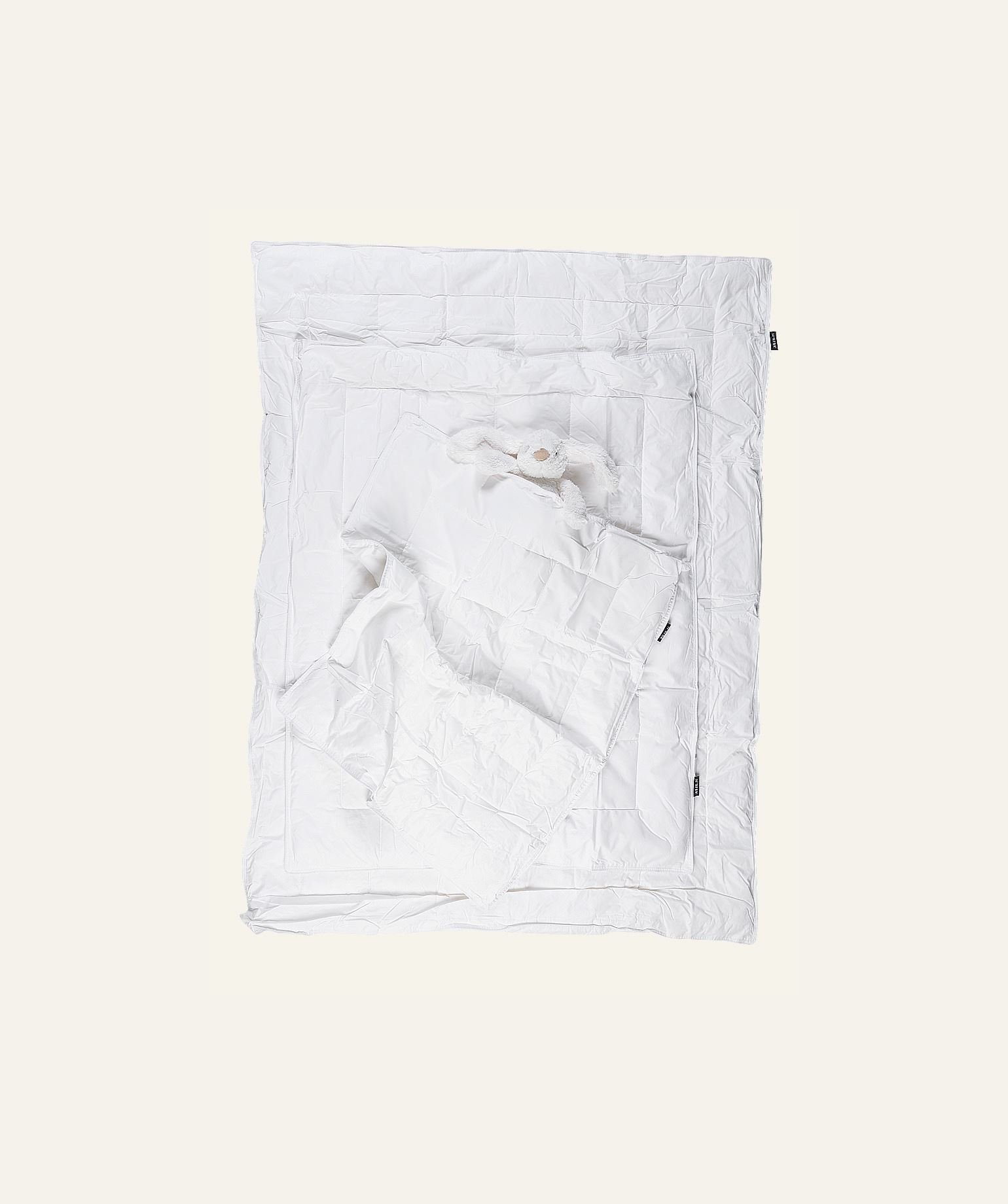 Keskmiselt soe sünteetiline tekk lastele valge - 3