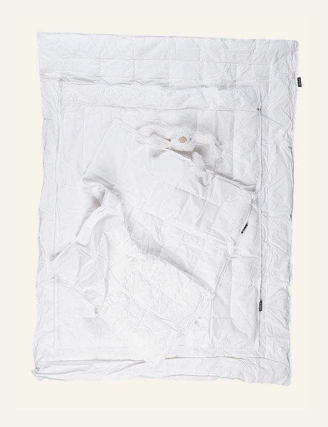 Keskmiselt soe sünteetiline tekk lastele valge - 3