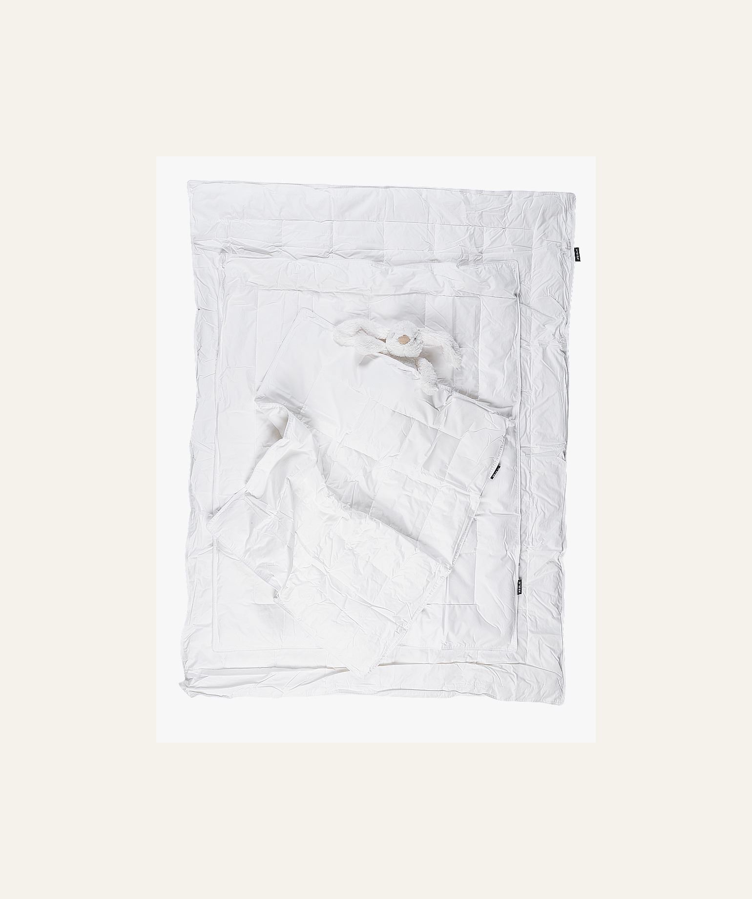 Keskmiselt soe sünteetiline tekk lastele valge - 3