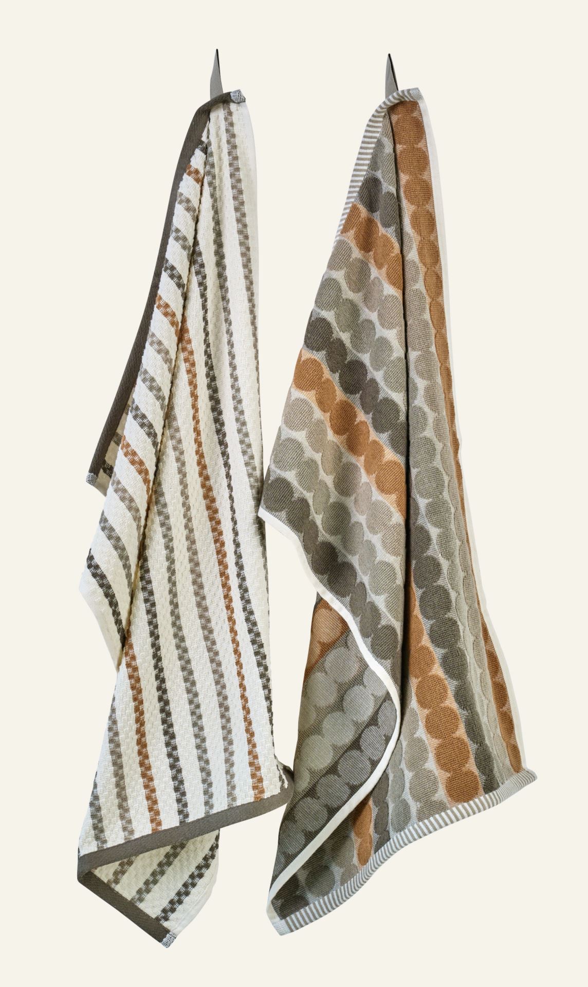 Köögikäterätid 2 pcs pruun - 2