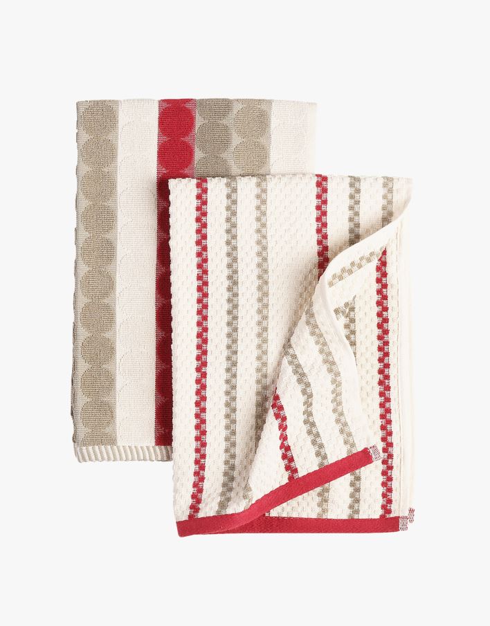 Köögikäterätid 2 pcs punane - 45x70 cm punane - 1