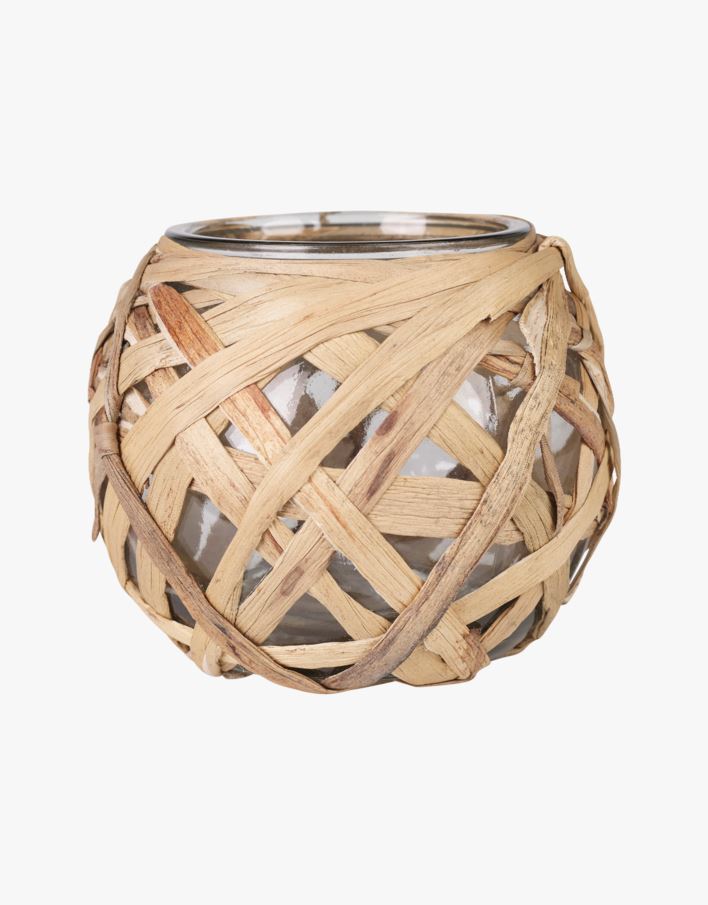 Küünlalatern naturaalne toon - 16x16x12,7 cm naturaalne toon - 1