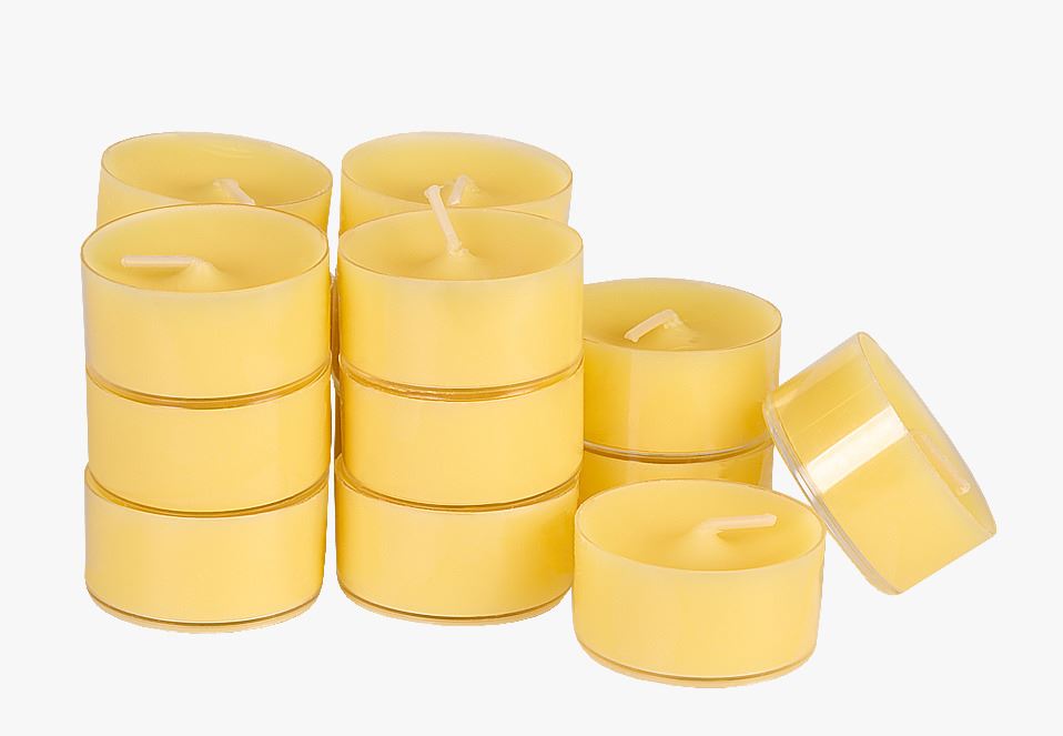 Teeküünal 16 tk hele kollane - ø4cm hele kollane - 1