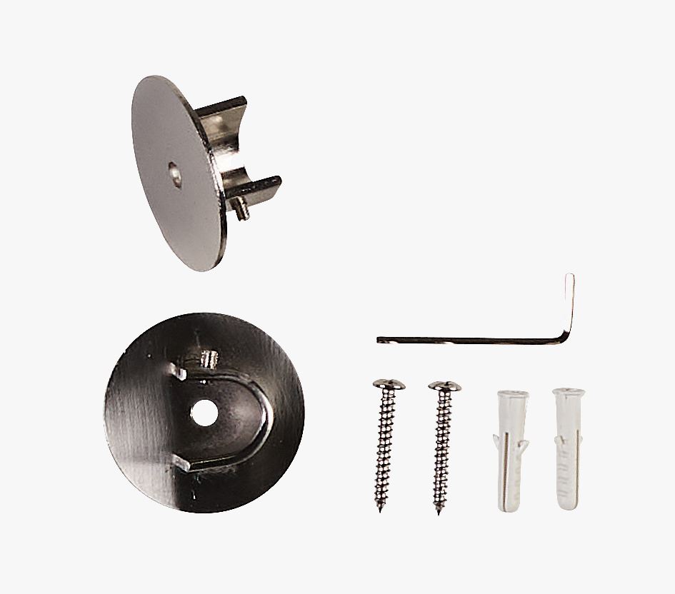 Kardinapuu kinnitusdetail terashall - 13/16 mm terashall - 1