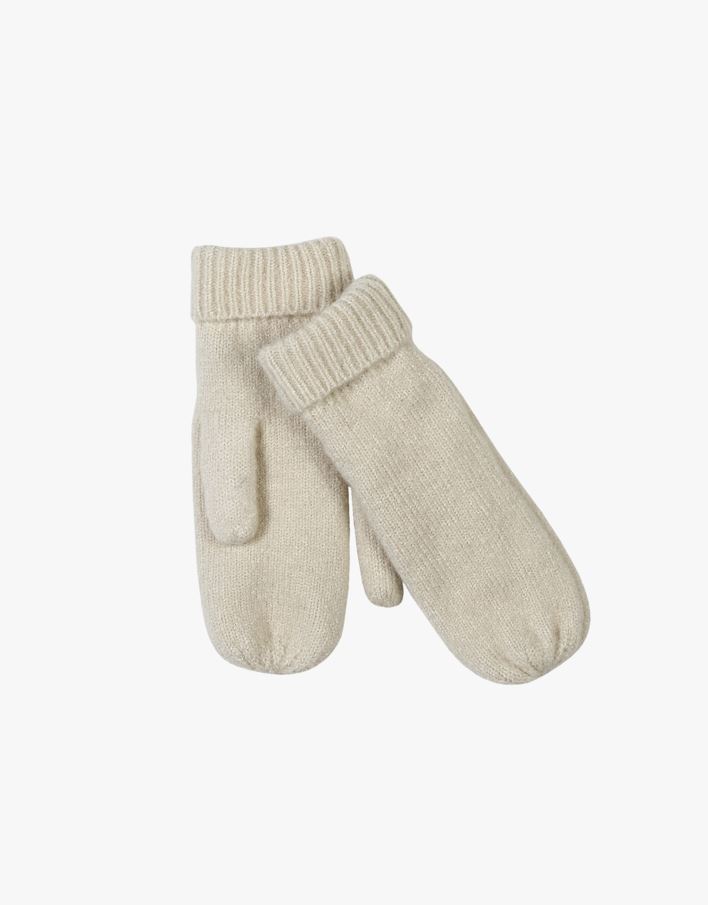 Kootud labakindad loodusvalge - one size loodusvalge - 1