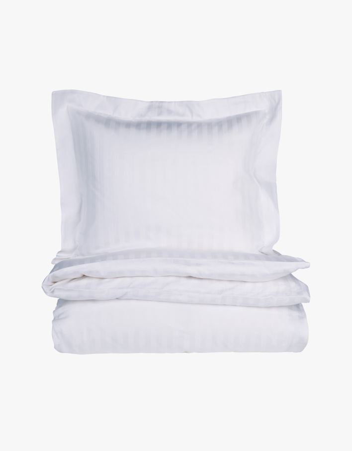 Satiinpuuvillane voodipesukomplekt valge - 150x210 cm valge - 1