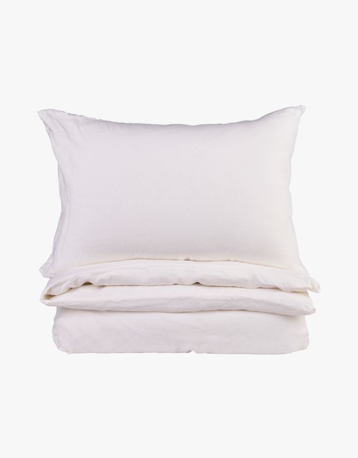 Voodipesukomplekt valge - 150x210 cm valge - 1