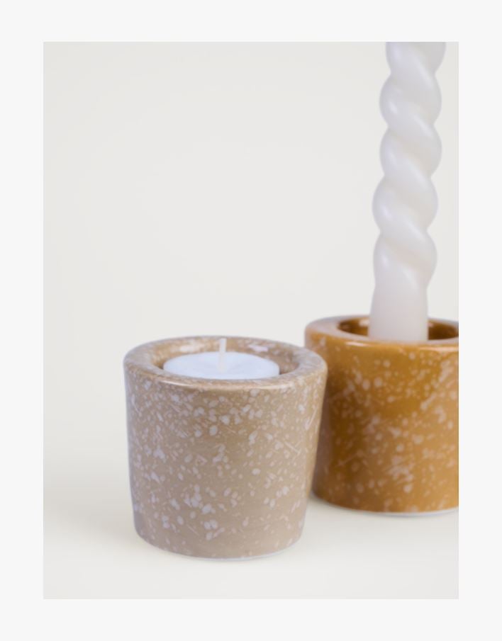 Küünlajalg beež - 3,6x3,6x6,2 cm beež - 1