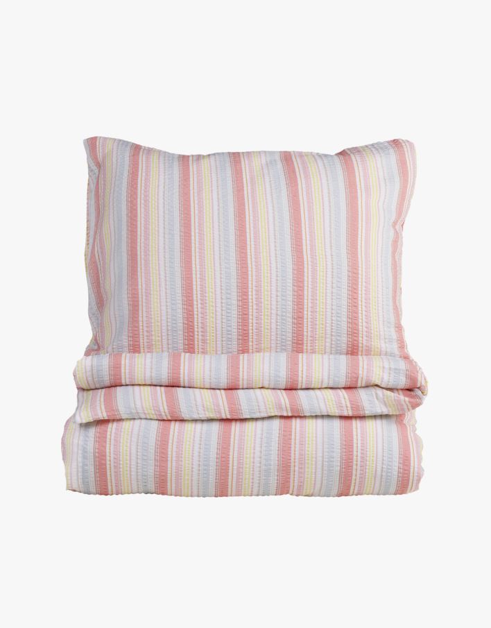 Voodipesukomplekt krepp-puuvillane mitmevärviline - 150x210 cm mitmevärviline - 1