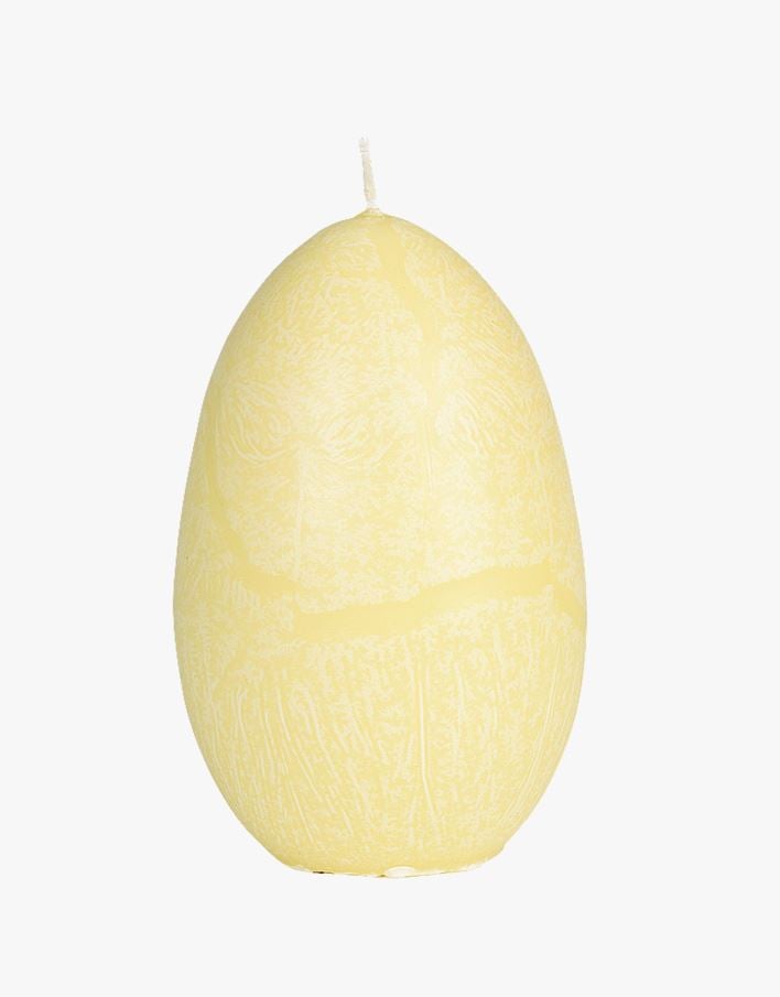 Dekoratiivküünal hele kollane - 8x8x12 cm hele kollane - 1