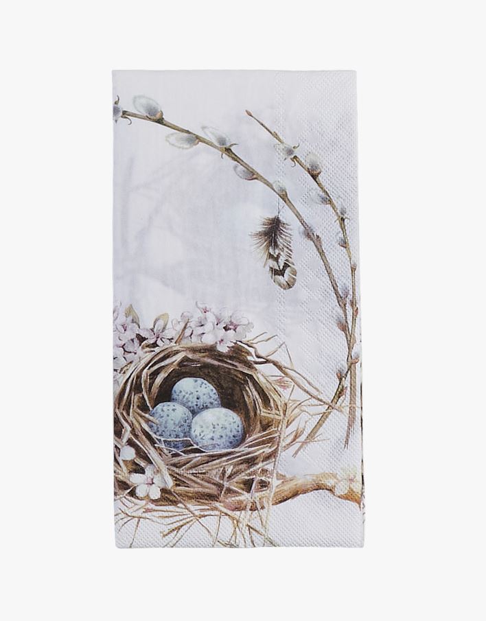 Pabersalvrätik valge - 33x42 cm valge - 1