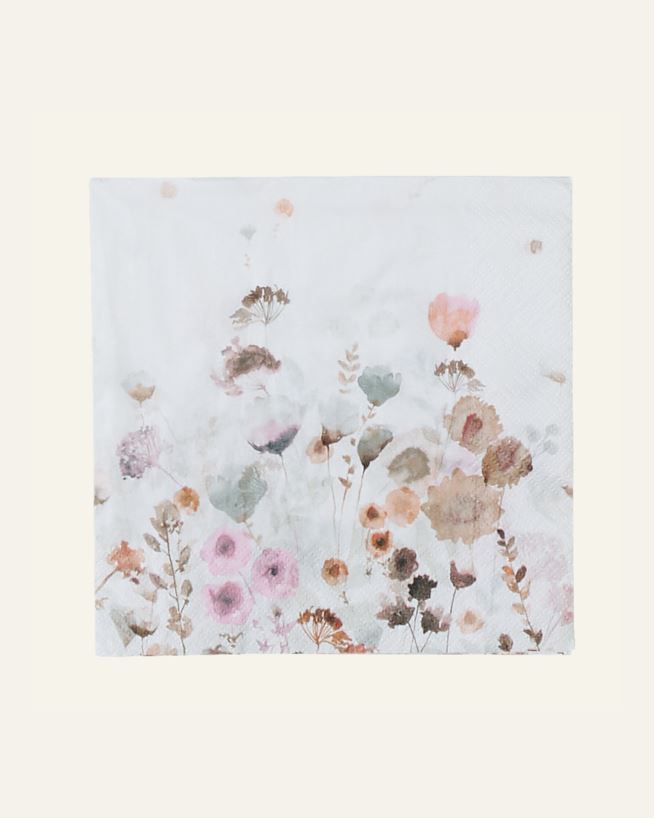 Pabersalvrätikud mitmevärviline/roosa - 33x33 cm mitmevärviline/roosa - 1