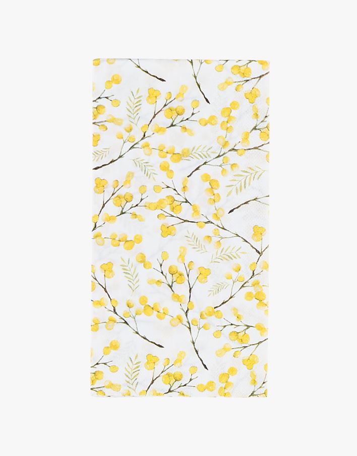 Pabersalvrätik kollane - 33x42 cm kollane - 1