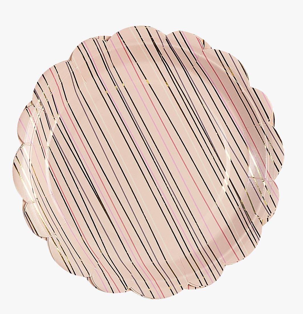 Ühekordne taldrik      mitmevärviline - ø 22,5 mitmevärviline - 1