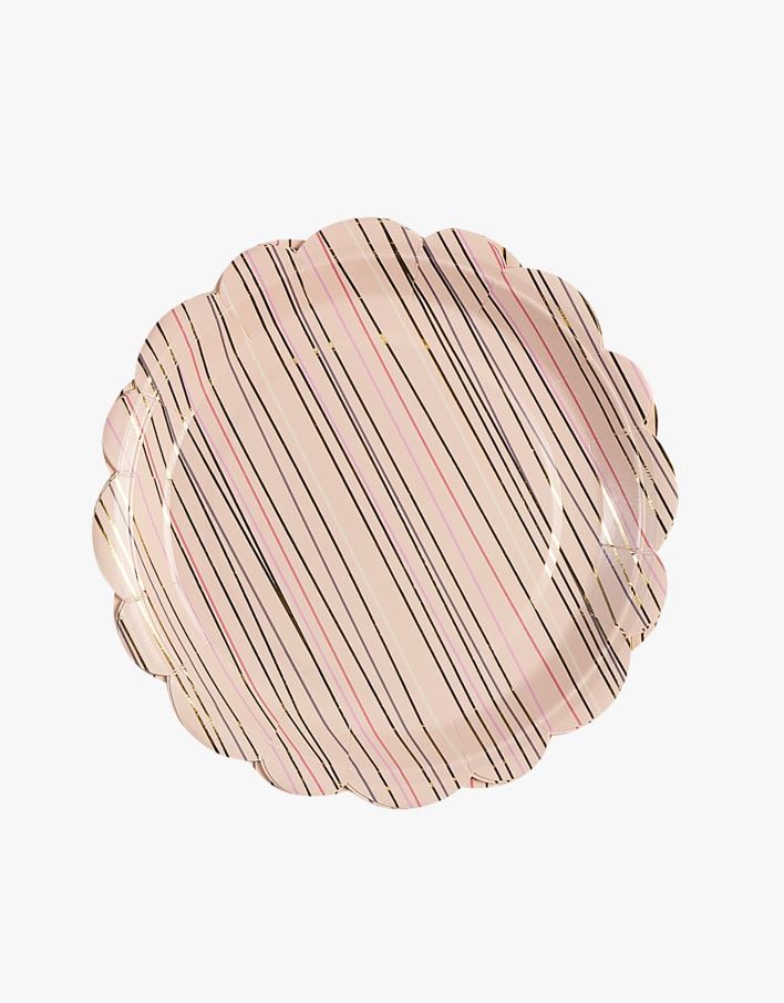 Ühekordne taldrik mitmevärviline - ø 22,5 mitmevärviline - 1