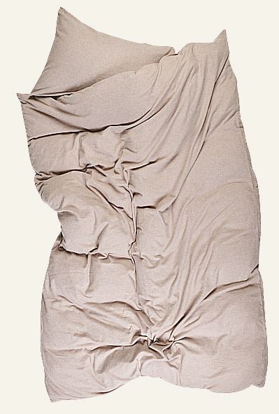 Voodipesukomplekt lõimvärvitud flanell sand - 2