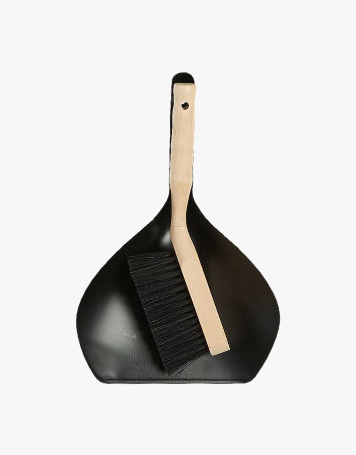 Kühvli- ja harjakomplekt naturaalne toon - 34x21,5cm naturaalne toon - 1