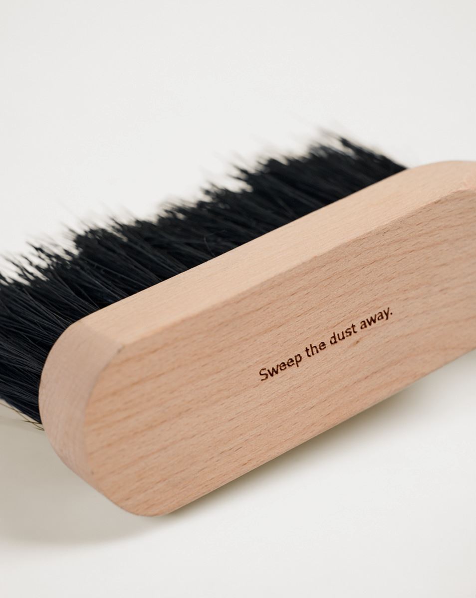 Kühvli- ja harjakomplekt naturaalne toon - 3