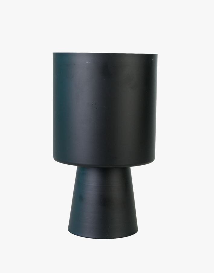 Lillepott must - 21,5x21,5x37,3 cm must - 1