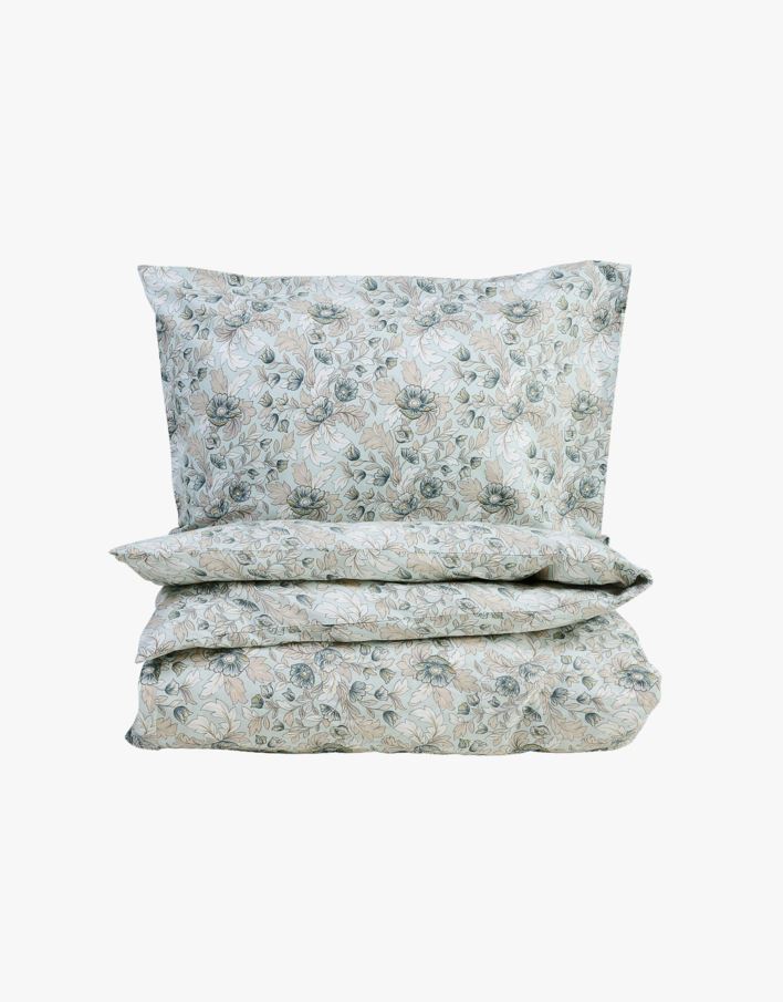 Voodipesukomplekt puuvillane mitmevärviline/sinine - 150x210 cm mitmevärviline/sinine - 1