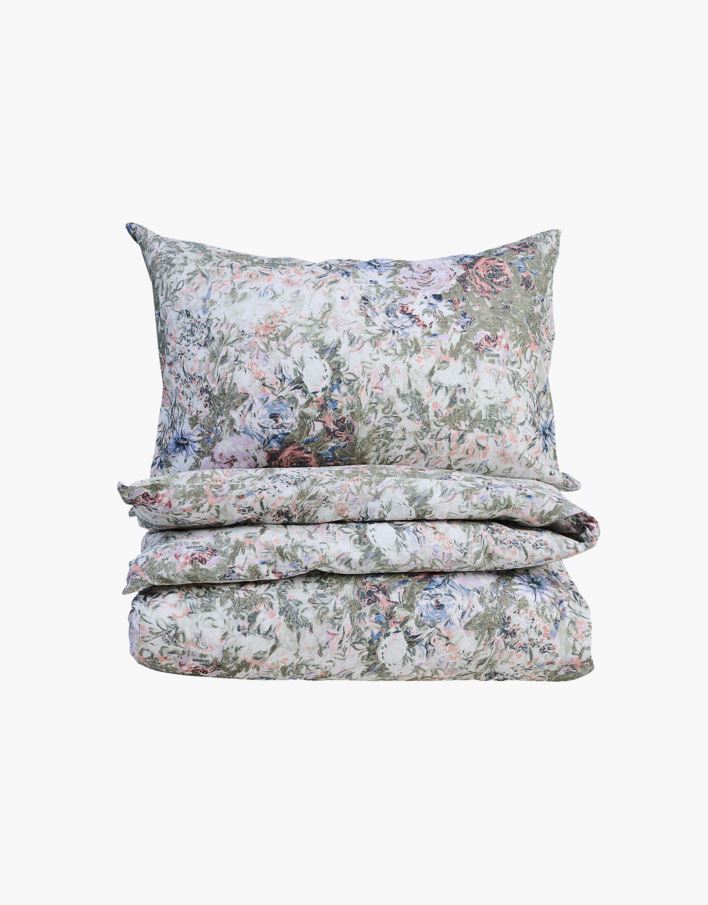 Voodipesukomplekt satiinpuuvillane mitmevärviline - 150x210 cm mitmevärviline - 1