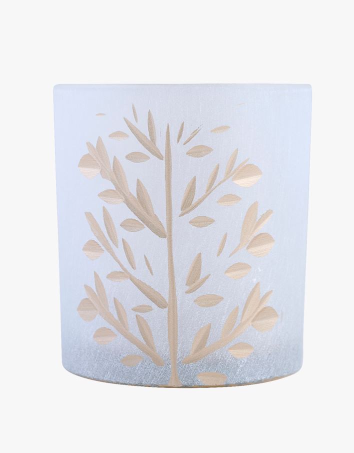 Küünlalatern valge - 7,3x7,3x8 cm valge - 1