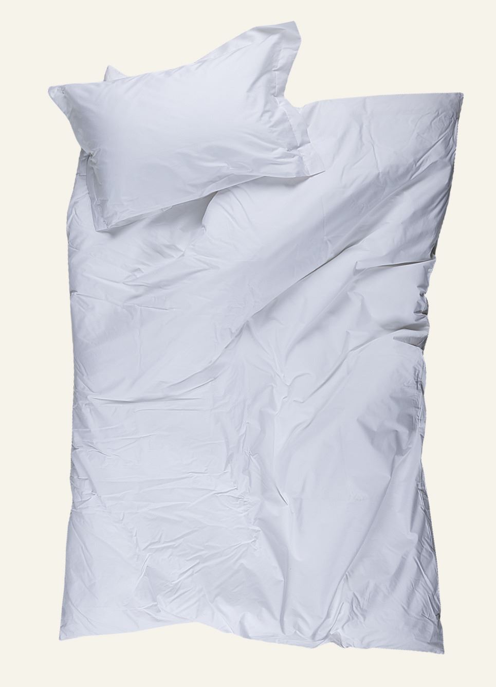 Voodipesukomplekt perkalpuuvillast valge - 2