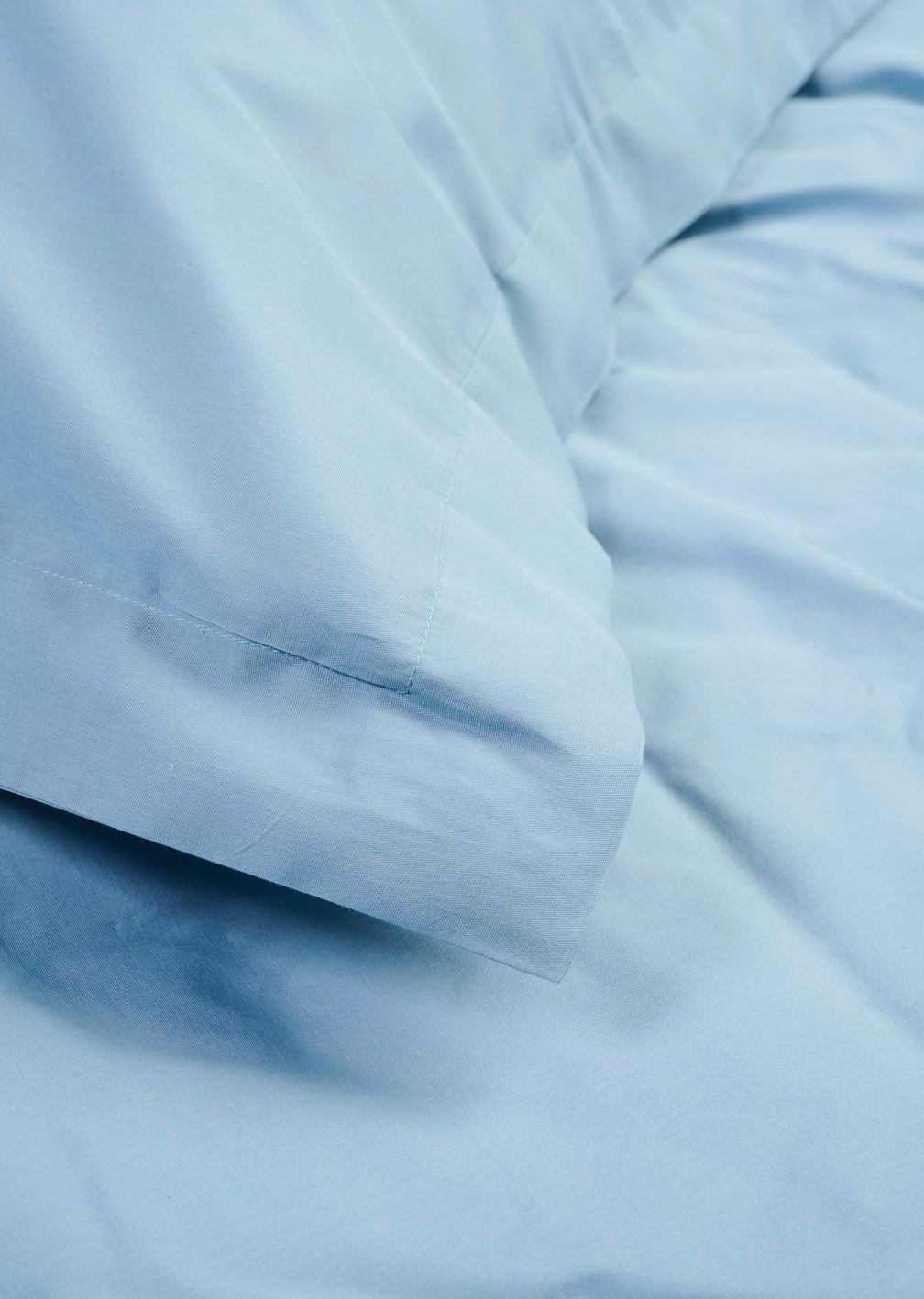 Voodipesukomplekt perkalpuuvillast udusinine - 3