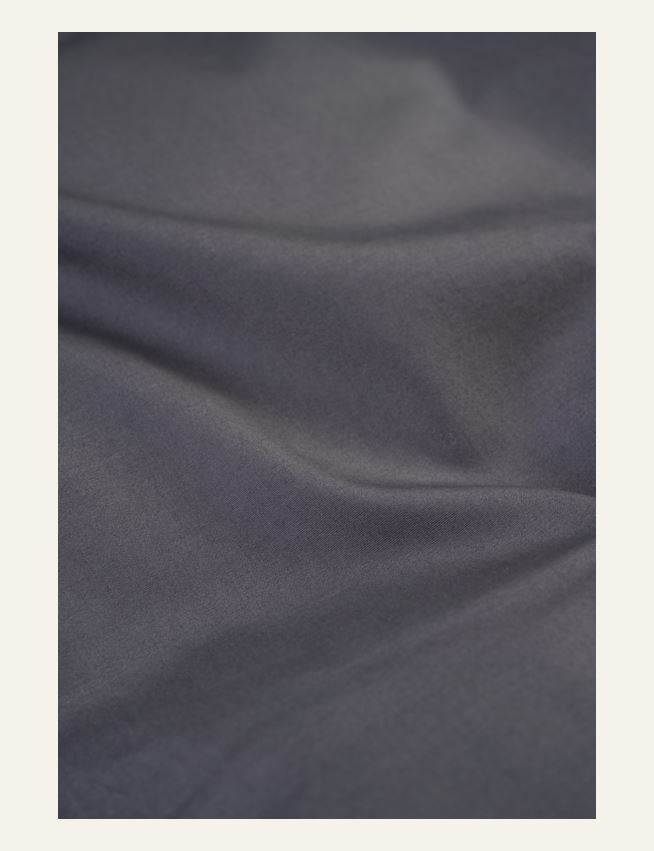 Voodipesukomplekt perkalpuuvillast tumehall - 2