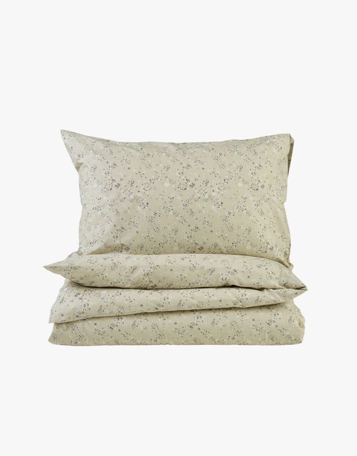 Voodipesukomplekt puuvillane roheline - 150x210+50x60 cm roheline - 1