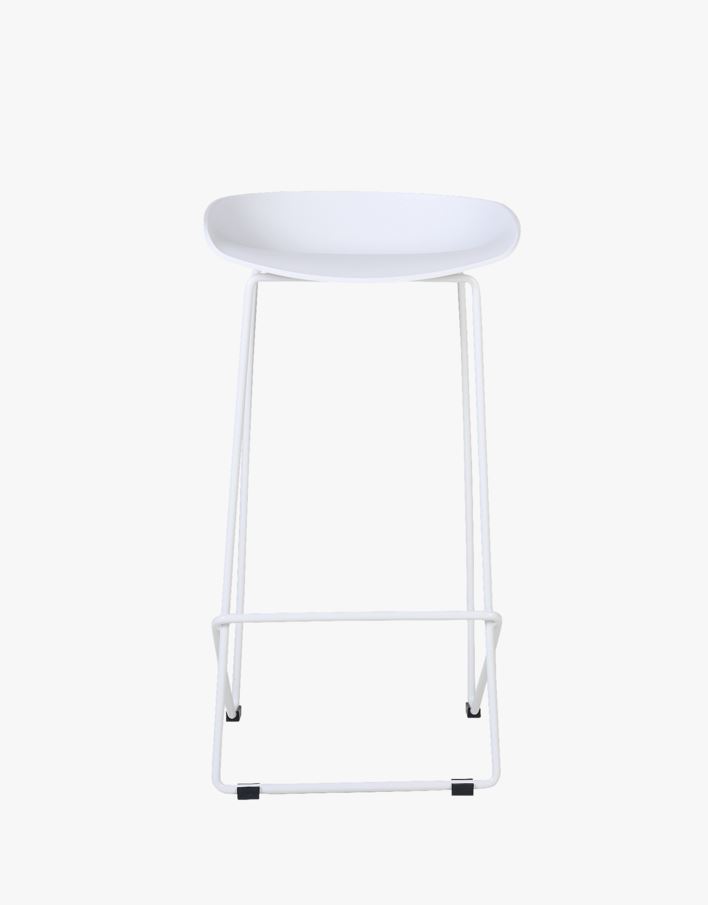 Baaripukk valge - 44x43x79 cm valge - 1