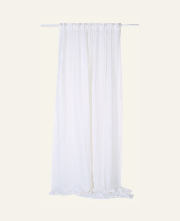 Linane kardin valge - 140x250 cm valge - 1