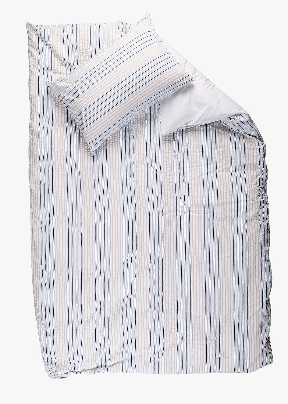 Voodipesukomplekt krepp-puuvillane mitmevärviline/beez - 4