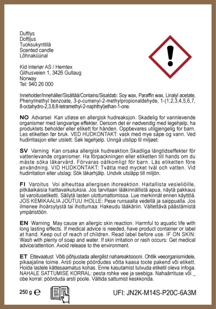 Lõhnaküünal valge - 3