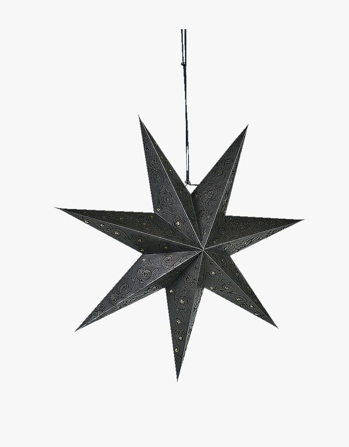 Jõulutäht must - ø45 must - 1
