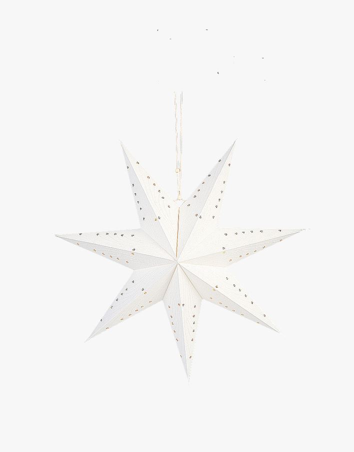 Jõulutäht valge - ø45 valge - 1