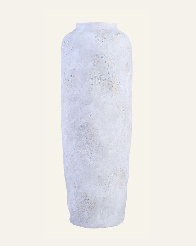 Keraamiline vaas loodusvalge - 25x25x70 cm loodusvalge - 1