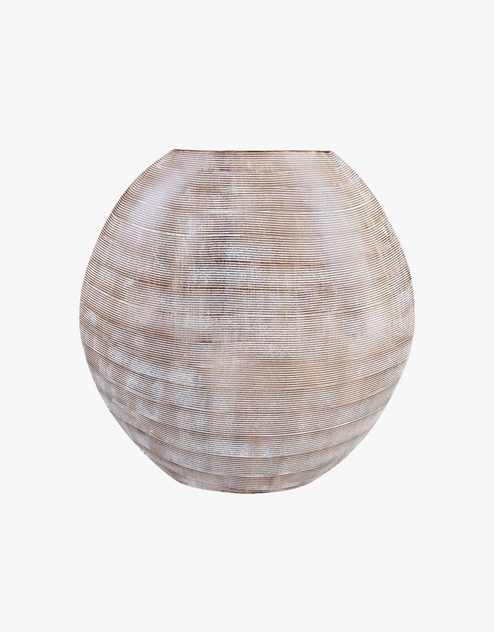 Keraamiline vaas loodusvalge - 41,5x18x41 cm loodusvalge - 1